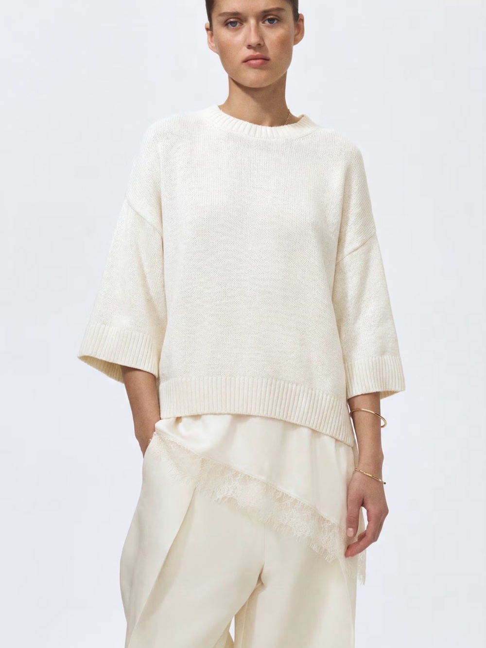 NWT H&M Layered Sweater